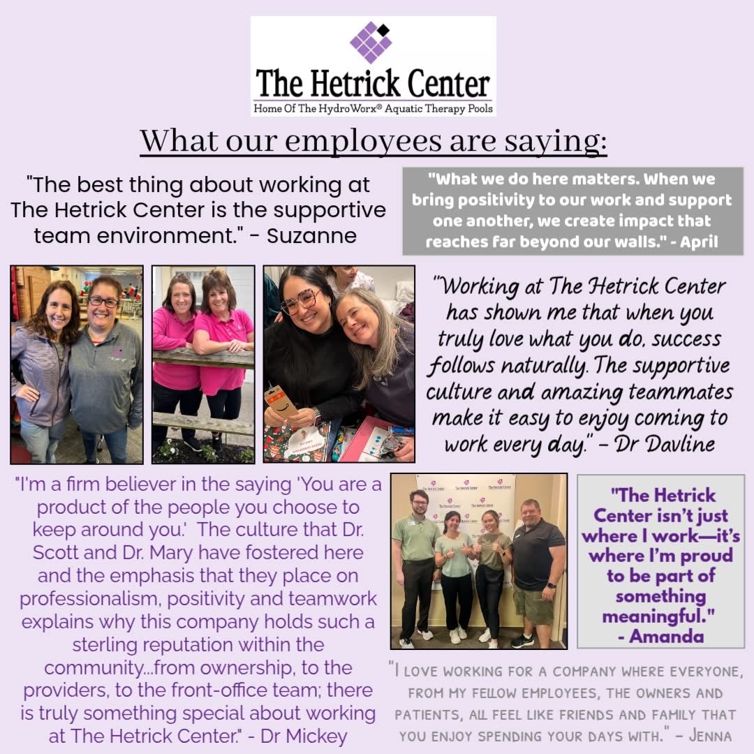HetrickCenter's tweet photo. #TheHetrickCenter #OurPurpose #OurCulture https://t.co/mXyfjTLKEA