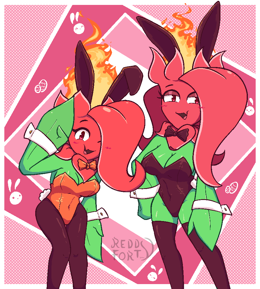 ReddyForty's tweet photo. Late to easter but that new bunny torch flower is still required https://t.co/4ieUEGuzrF