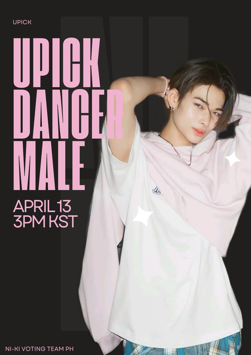 nikrangvotes's tweet photo. Hello, Nikrangdans!

Ni-ki has been nominated for UPICK Dancer (Male) on Upick and K-pop Ultimate Main Dancer under the Theme Pick category on Choeaedol.

We encourage all Nikrangdans to collect votes on both apps and do our best to win this for Ni-ki.

With his song cover coming soon, we can use the ad rewards to help promote it—so let’s make sure to secure this win!

🐥 CHOEAEDOL (Kpop Ultimate Main Dancer) 
🔗 : https://t.co/TOBnFZKX5E
📅 : April 23 | 11:30pm KST

🐥 UPICK (Upick Male Dancer) 
🔗 : https://t.co/Y3Ud1iAlbz
📅 : April 13 | 3:00pm KST

#NI_KI #니키 #ニキ #西村力 #ENHYPEN_NI_KI @ENHYPEN_members