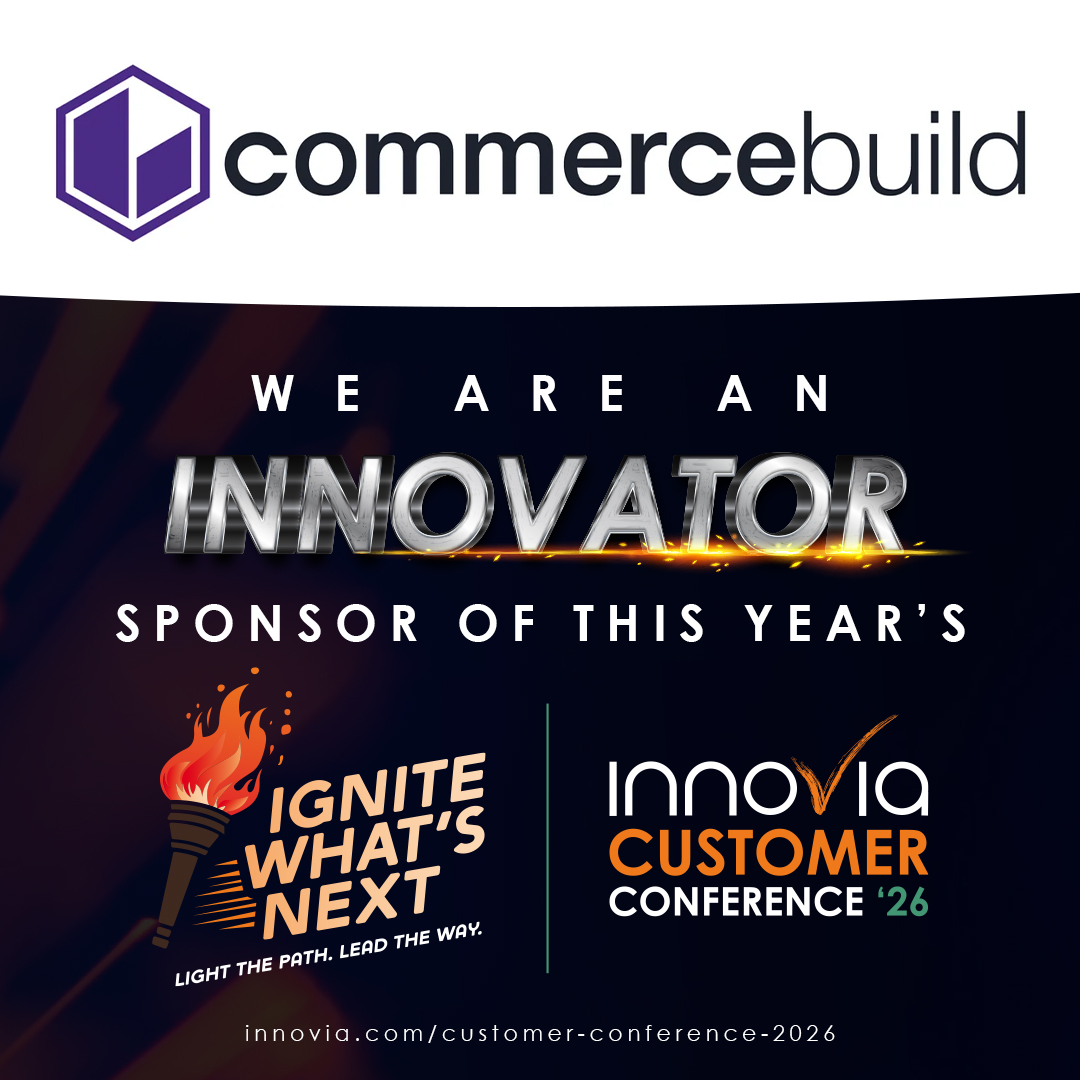 commerce_build's tweet photo. Innovation keeps moving when conversations continue.

As proud sponsors of the Innovia Customer Conference 2026, we’re excited to keep the momentum going! 

Chris de Visser and Daniel Saunders can’t wait to connect with the community and share insights.

#Innovia2026 #ERP https://t.co/WWHHRgvPM2