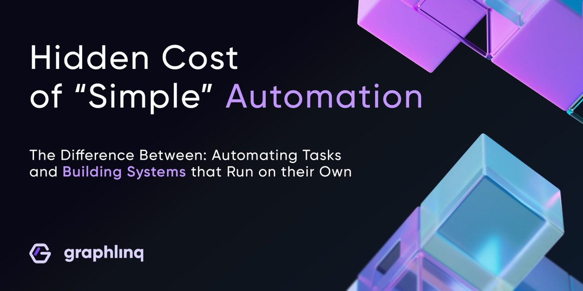 Most no-code tools sell simplicity. And to be fair — they deliver it.

Until your system actually starts working. Because the moment you need: branching logic, real-time decisions, cross-chain execution or anything stateful.

You start stacking hacks on top of hacks. What looked