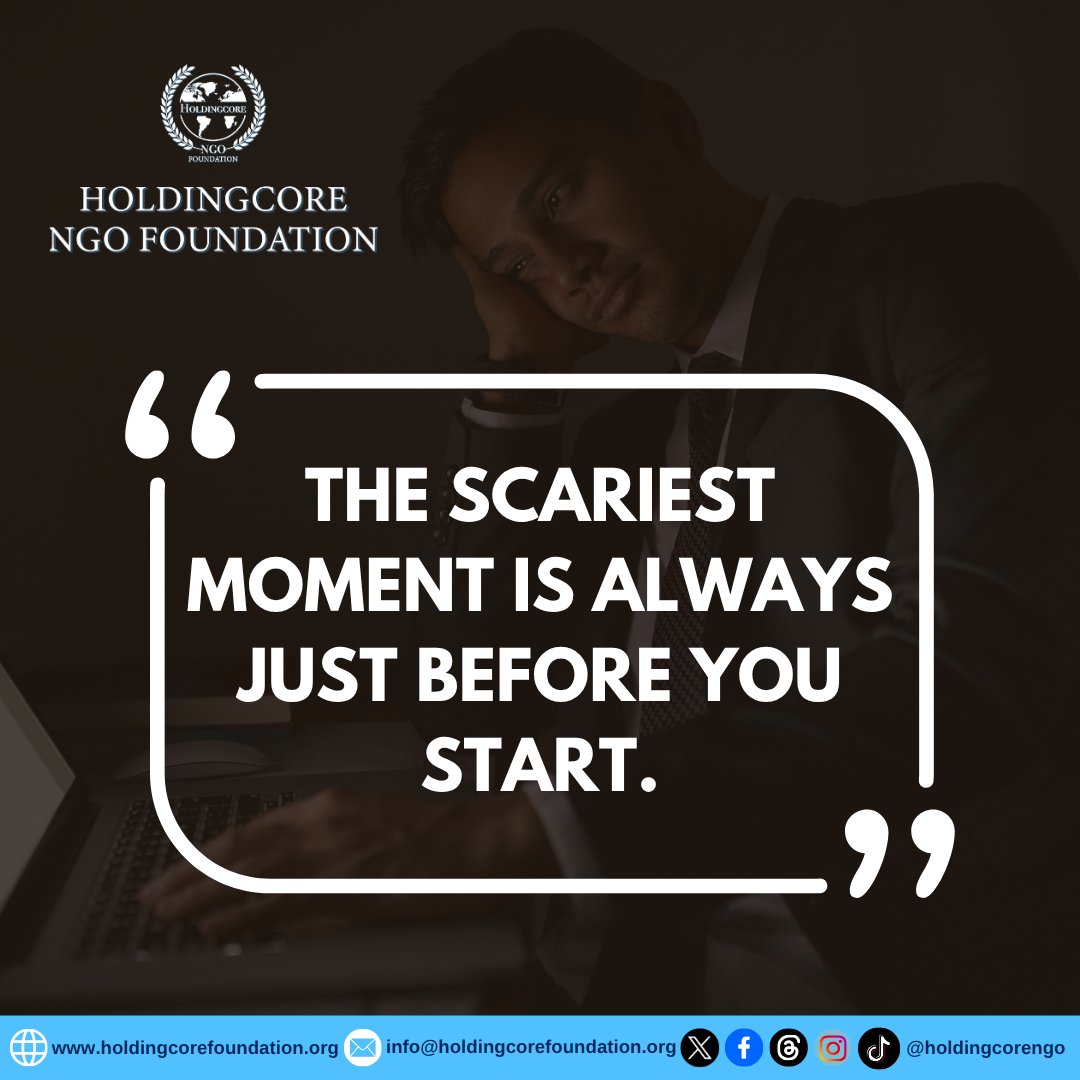 Holdingcorengo's tweet image. Stop waiting for "perfect" and just press start.

#BoldMoves #StartNow #ConfidenceBuilding #EntrepreneurMindset #HoldingcoreEMPFoundation