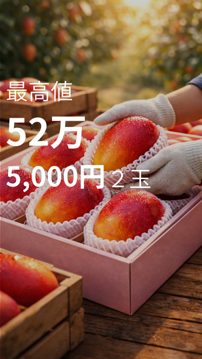 oki_mango_matto's tweet photo. 宮崎の高級マンゴー「太陽のタマゴ」
今年も販売解禁。

糖度15度以上、350g以上。
厳しい基準をクリアした実だけ。

こういうニュースを見ると、
一玉にかける時間と手間の大きさを感じる。

今年のマンゴーも楽しみ🥭 https://t.co/6SP0aOq4qJ