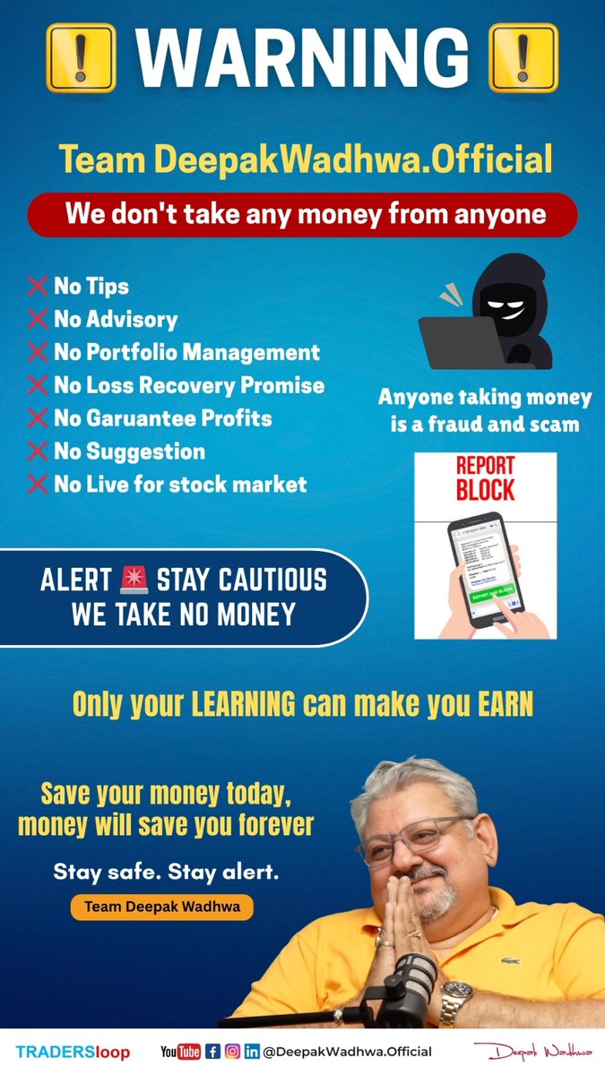 Dr.Deepak Wadhwa PhD Finance tweet media