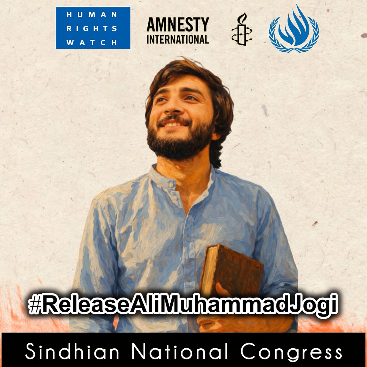 Activists are being targeted simply for their beliefs.
<a href="/hrw/">Human Rights Watch</a> <a href="/amnesty/">Amnesty International</a> <a href="/UNHumanRights/">UN Human Rights</a>
#ReleaseAliMuhammadJogi