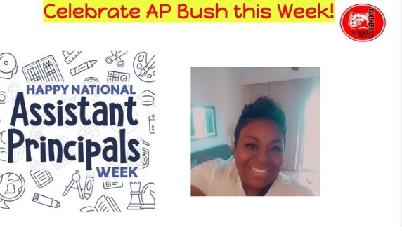 STEPrincipalJJ's tweet photo. Happy National Assistant Principals Week to our Amazing AP @STES_Bush . Thank you for ALL that you do for our Panthers!!! @SeminoleTrails https://t.co/Th7Rzl2FDm