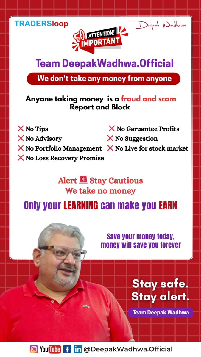 Dr.Deepak Wadhwa PhD Finance tweet media