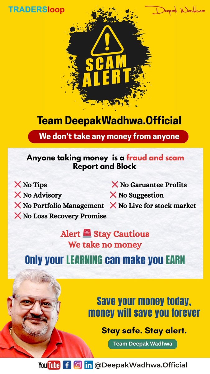 Dr.Deepak Wadhwa PhD Finance tweet media