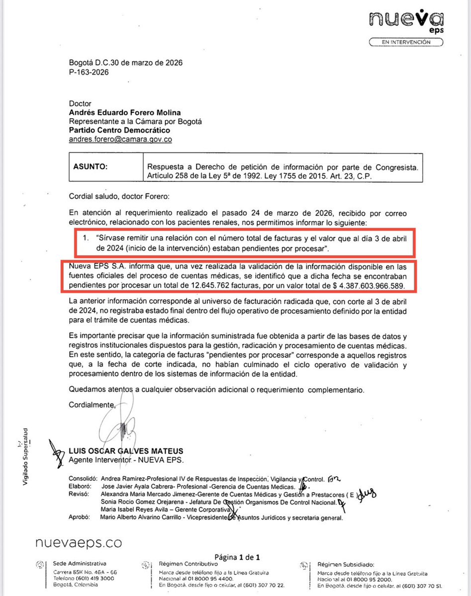 Andrés Forero CD tweet media