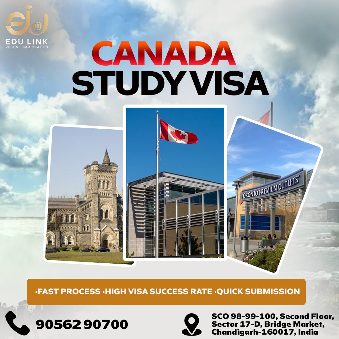 edulinkvision's tweet image. 🎓 Study in Canada – Build Your Future with World-Class Education 🇨🇦 
📍 Visit Us: SCO 98-99-100, Second Floor, Sector 17-D, Bridge Market, 
Chandigarh-160017, India

📞 Call Now: 90562 90700 

#CanadaStudyVisa #StudyInCanada #StudentVisaCanada #ImmigrationConsultant #StudyAbroad