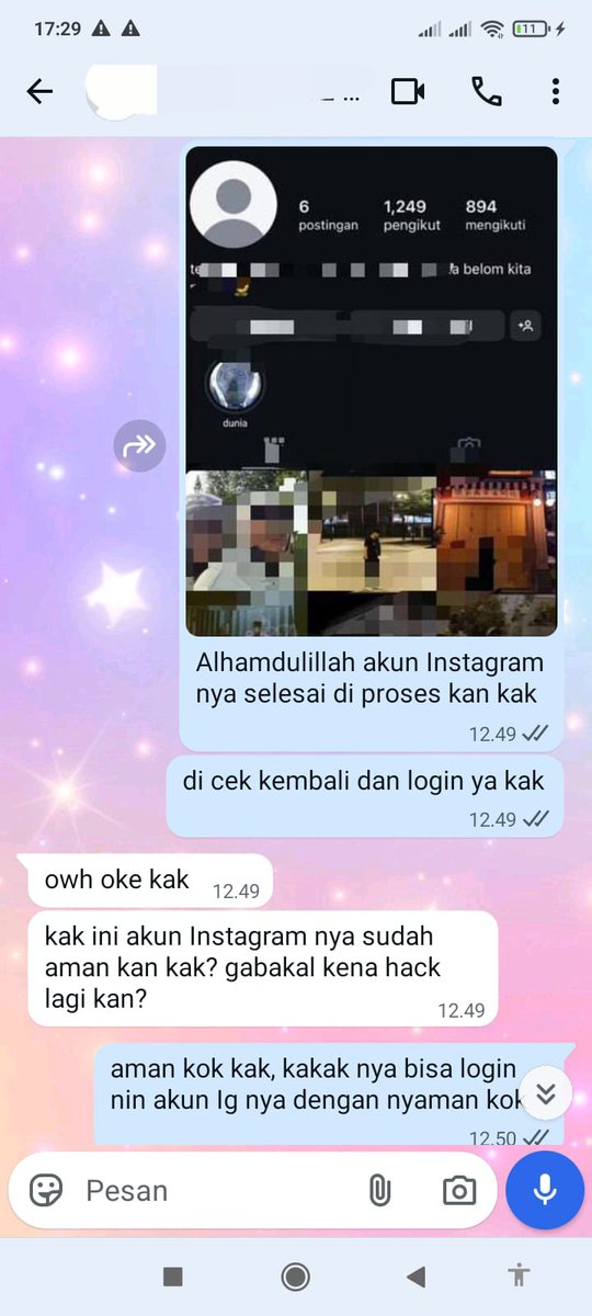 Likaantiska's tweet photo. Jasa Hapus Akun dan Jasa Pemulihan akun

Hapus akun Facebook, Instagram, Line, Twitter, YouTube, &amp; lain nya. 

Jasa balikin akun Instagram dan Facebook, Tiktok, Linkedlin, Gmail, Line, all sosmed 

Fast Proses, Wa Ada Di bio💬 https://t.co/p4cFUM49IW