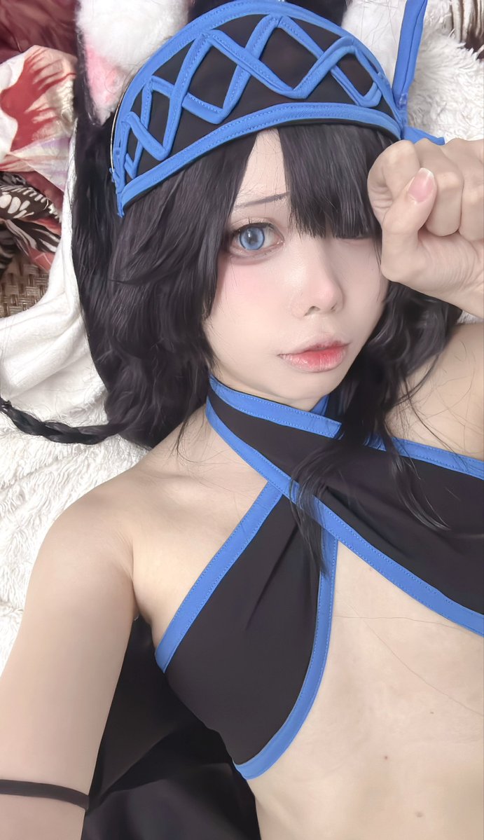 Resenri's tweet image. #battlecat more of a cos test im still working on the back of the wig and her ahoge so