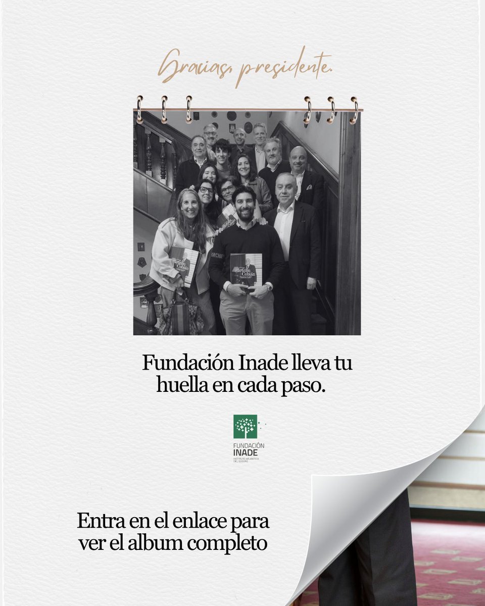 FundacionInade's tweet photo. En Fundación Inade seguimos recordando con cariño a Antón Cobián, nuestro presidente de honor y una de las figuras más relevantes de la organización.

Estuvo al frente de la Fundación como presidente, dejando huella en su evolución y en las personas que compartimos camino con él. https://t.co/D0zJ9VeLYs
