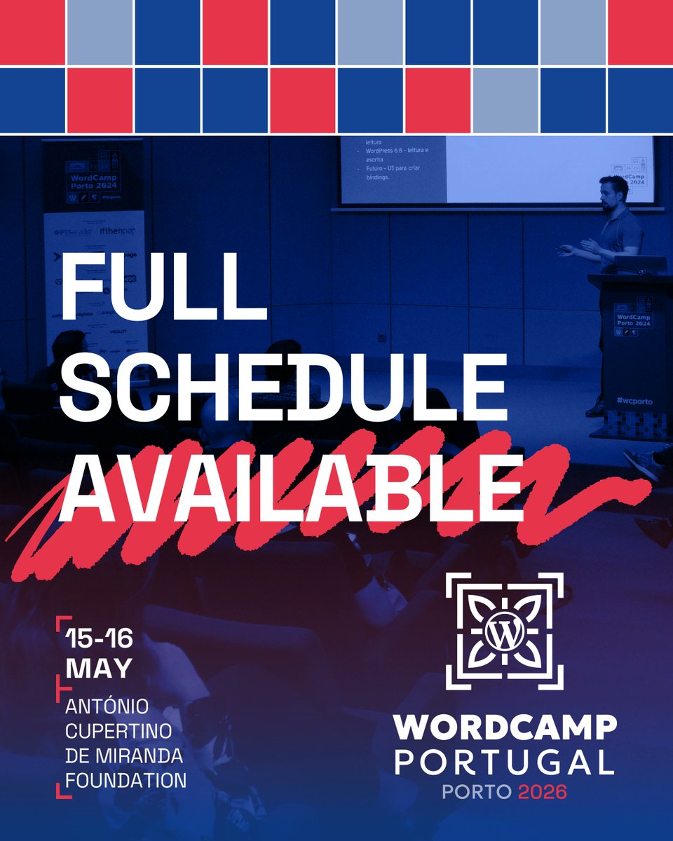 WordCamp Portugal tweet media
