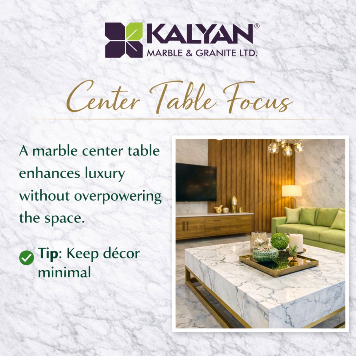 KalyanMarble's tweet photo. ✨ Transform Your Living Space with Timeless White Marble ✨

Bring home elegance, luxury, and sophistication with our premium white marble designs. Perfect for creating a modern, serene, and high-end living room that reflects your style and class. https://t.co/eEyqqKYmJR