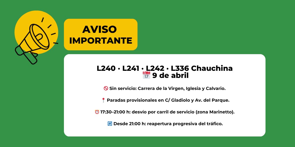 Consorcio de Transporte Metropolitano Granada tweet media