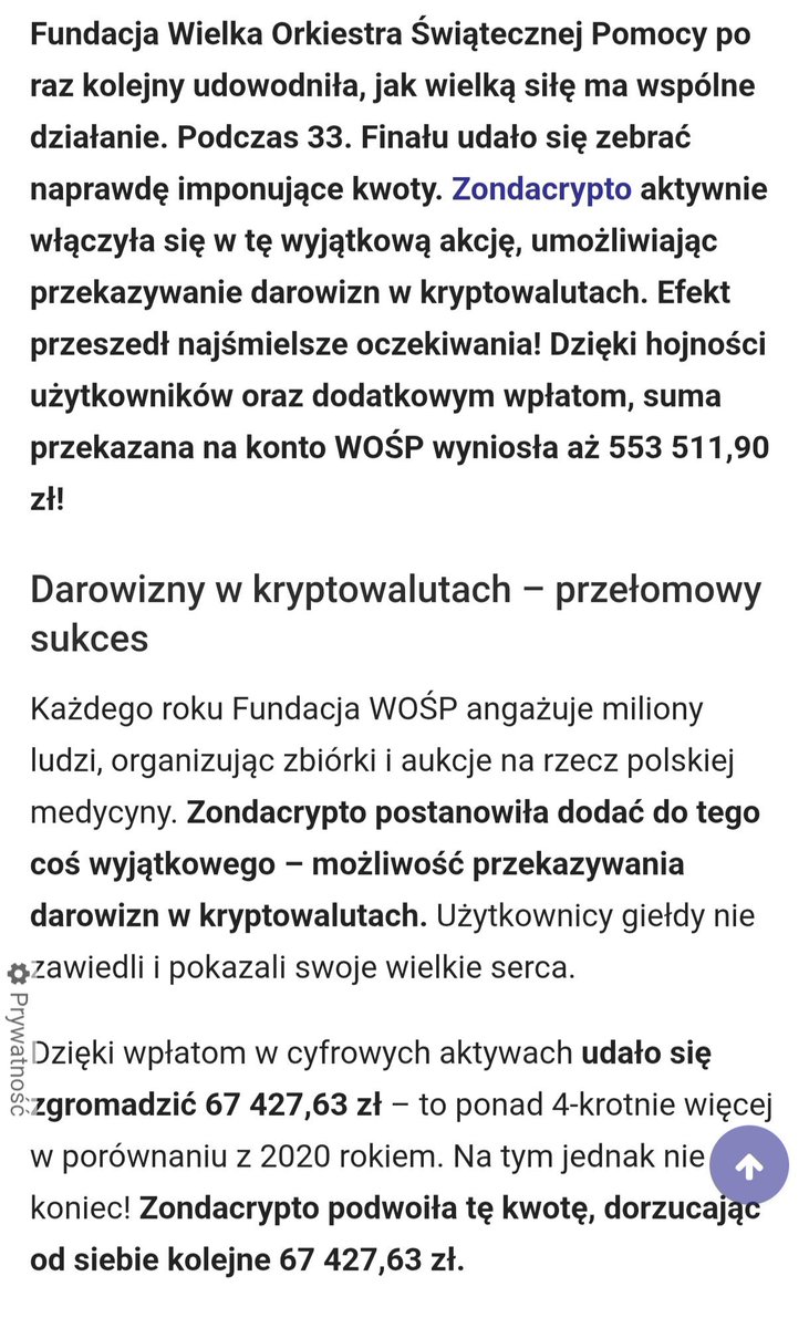 Jak rozumiem Owsiak też korzysta z usług lobbystów Zondycrypto tak? I ma powiązania z Rosją? 

Ciekawe, że go dziś Tusk na konferencji pominął. 

Jakby to Donek powiedział… Ta sprawa bardzo, bardzo śmierdzi, a tropy prowadzą, do Tuska i Moskwy 🧐