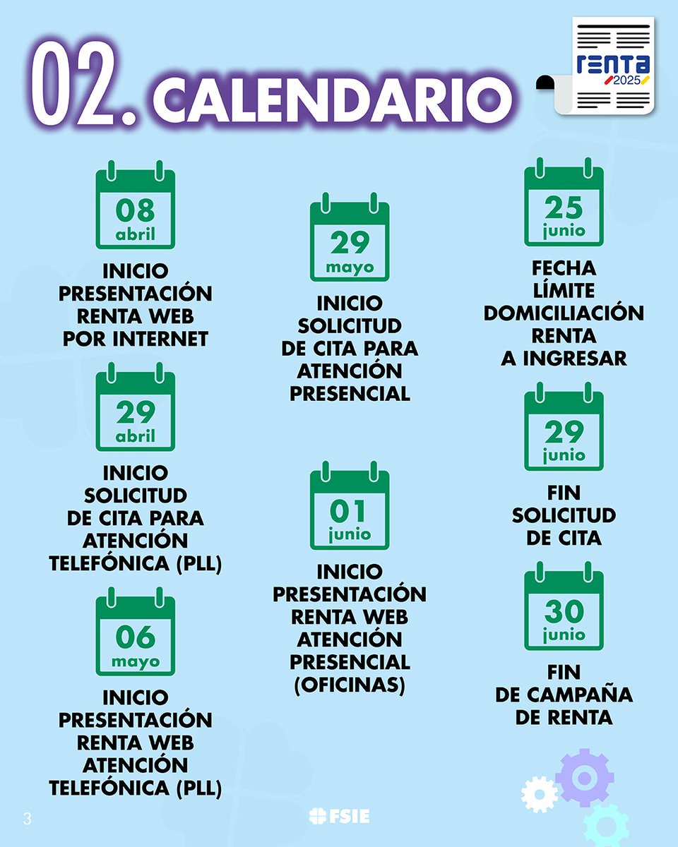 FsieCantabria's tweet image. 📅 ¡FSIE te informa! Arranca la Campaña de Renta 2025.

Repasamos el calendario completo de fechas clave y las casillas más importantes que debes revisar en tu borrador (¡no olvides la cuota sindical!).

No te pierdas los plazos 👇
fsie.es/actualidad-com…
#FSIE #Renta2025