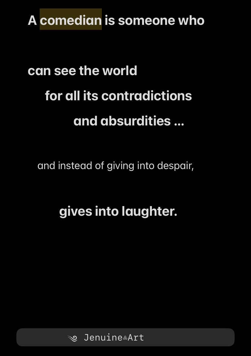 JenuineArt's tweet photo. @brivael Cosmic Comedy helps. https://t.co/io667toUgY