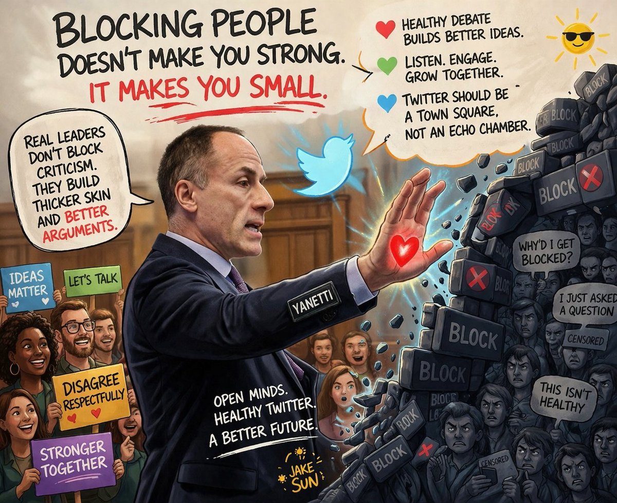 🚨Emergency Broadcast from the Department of Common Sense:
Are you or a loved one
suffering from Chronic Block Disorder?
Symptoms include:
• Blocking mid-argument
• Pretending you "won" afterward
• Excessive tweeting to people who can't reply
• Sudden onset of fake confidence