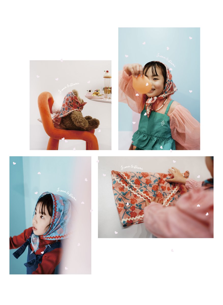 nemure_yoiko's tweet image. 🎪❤️Siena&amp;amp;Dariスカーフ🩵🎪
永遠のファッションリーダー・シエナちゃんとのコラボスカーフが完成しました˚*✴︎🌹✴︎˚*
今週末のﾃﾞｪにて受注販売いたします！
実物展示するので見に来てね❤️🩵
#フリマやるデェ