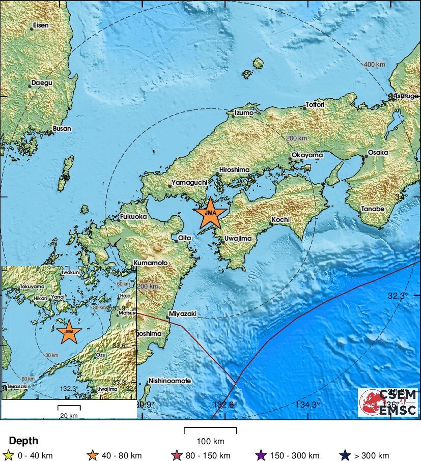 LastQuake's tweet image. 🔔#Earthquake (#地震) M3.5 occurred 79 km S of #Hiroshima-shi (#Japan) 9 min ago (local time 20:13:30). More info at:
📱m.emsc.eu/#app
🌐m.emsc.eu/?id=1975191
🖥emsc-csem.org/Earthquake_inf…