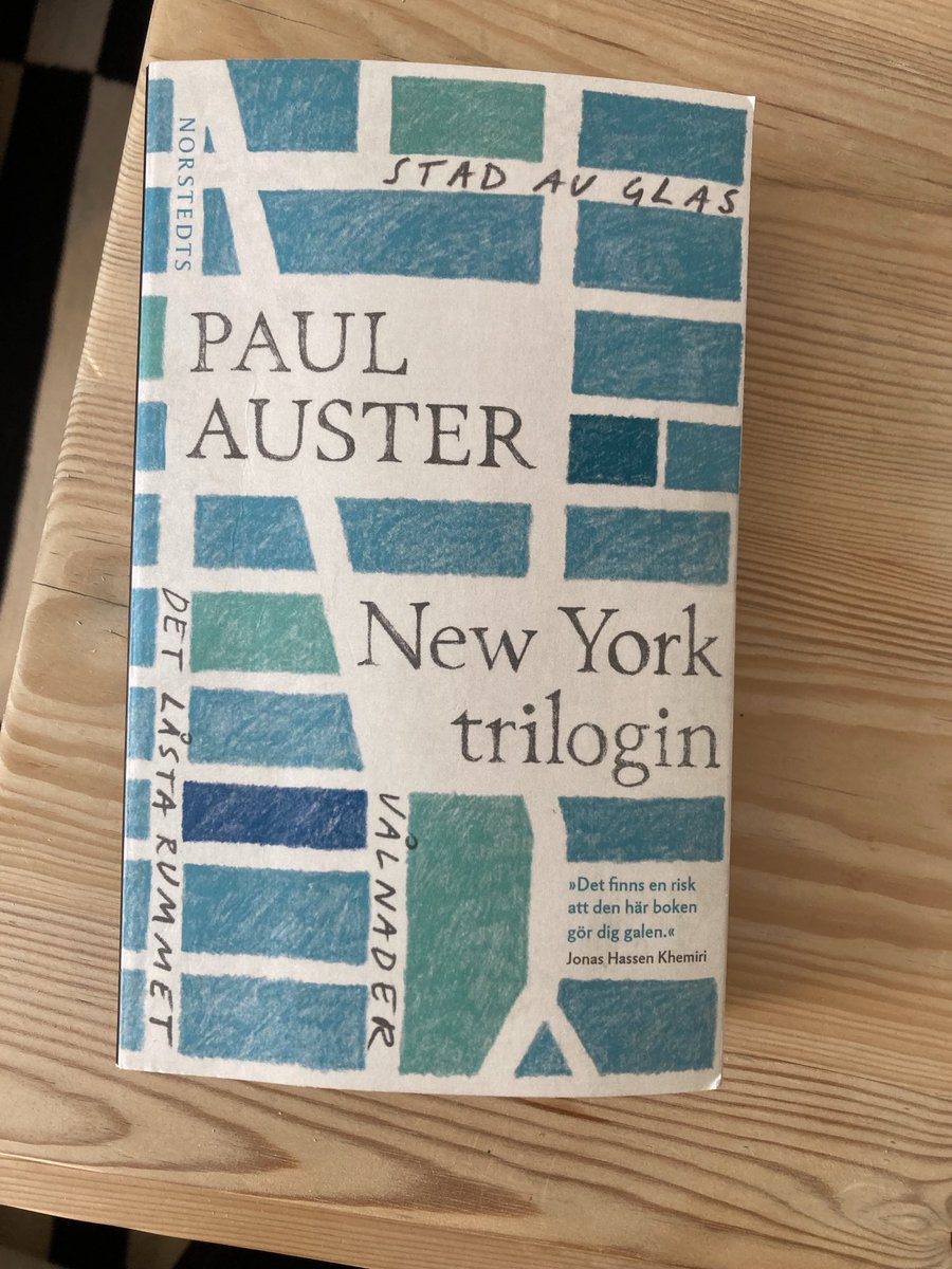Smasken50's tweet photo. Nu har jag också upptäckt Paul Auster. https://t.co/wiC3OS5wHP