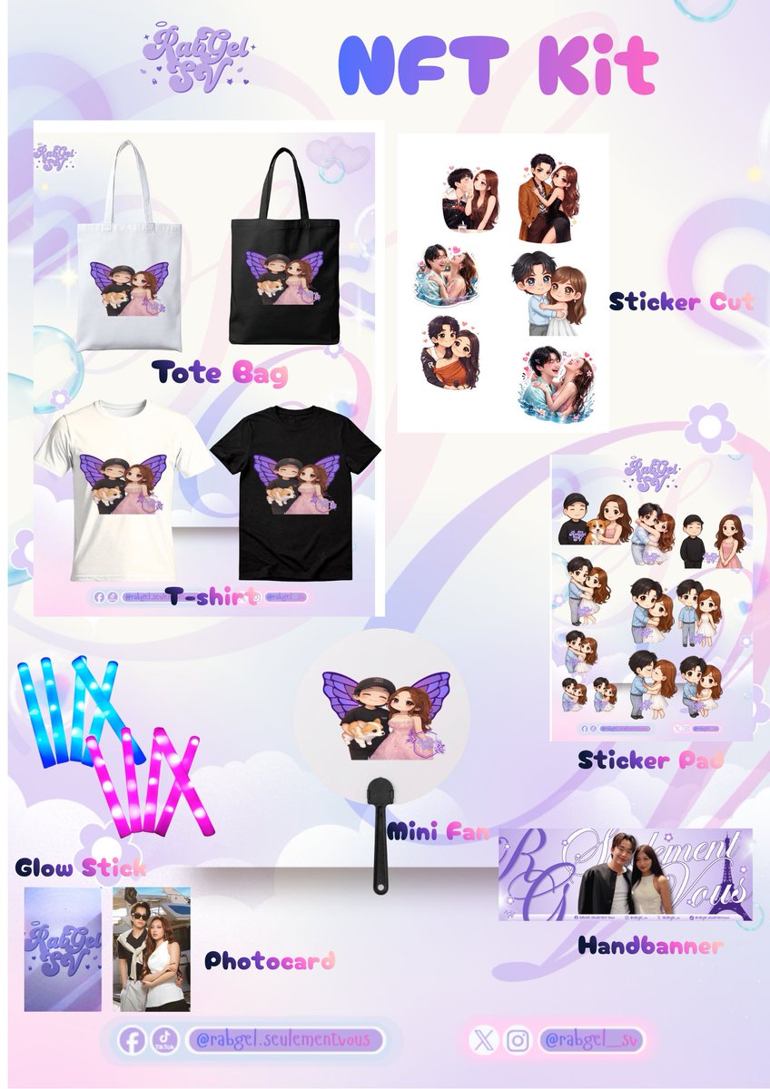 RabGel_SV's tweet image. “Gellybins… this is it! 🥹💙💖

Our NFT RGSV Kit Pre-Order is closing on April 10!

We offer;
✨ RGSV Kit
👕 T-shirt
👜 Tote Bag

And to all our donators… ready na ba kayo? 👀🎡
Because it’s time for our Spin-to-Win Wheel on April 15.