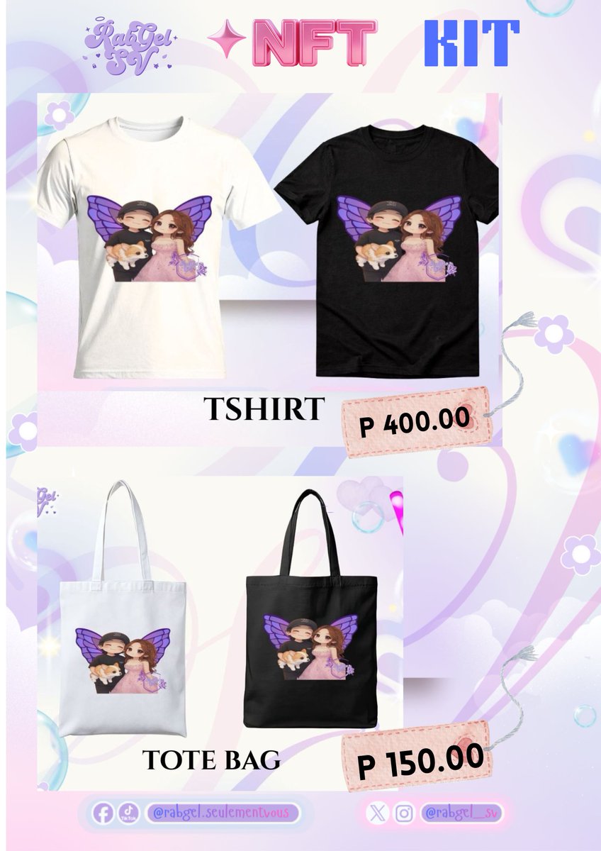 RabGel_SV's tweet image. “Gellybins… this is it! 🥹💙💖

Our NFT RGSV Kit Pre-Order is closing on April 10!

We offer;
✨ RGSV Kit
👕 T-shirt
👜 Tote Bag

And to all our donators… ready na ba kayo? 👀🎡
Because it’s time for our Spin-to-Win Wheel on April 15.