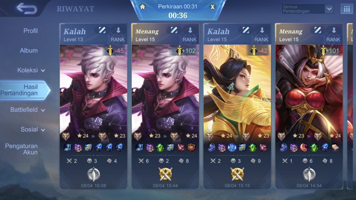 ml game haram  tolong di uninstall, alias kontol bgt drtdi pagi ngepush kaga naik naik