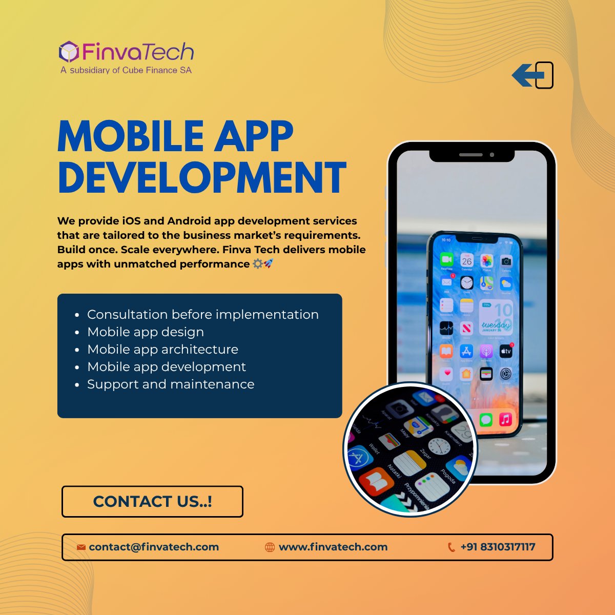 FinvaTech_com's tweet photo. 📱 Got an app idea? Let’s build it!

🚀 High-performance iOS &amp; Android apps
⚙️ Scalable &amp; user-friendly
💡 Built for growth

📩 contact@finvatech.com
.
.
#MobileAppDevelopment #AppDevelopment #iOS #Android #Startup #Tech #Innovation #UIUX #DigitalTransformation https://t.co/aWViVN7SHl