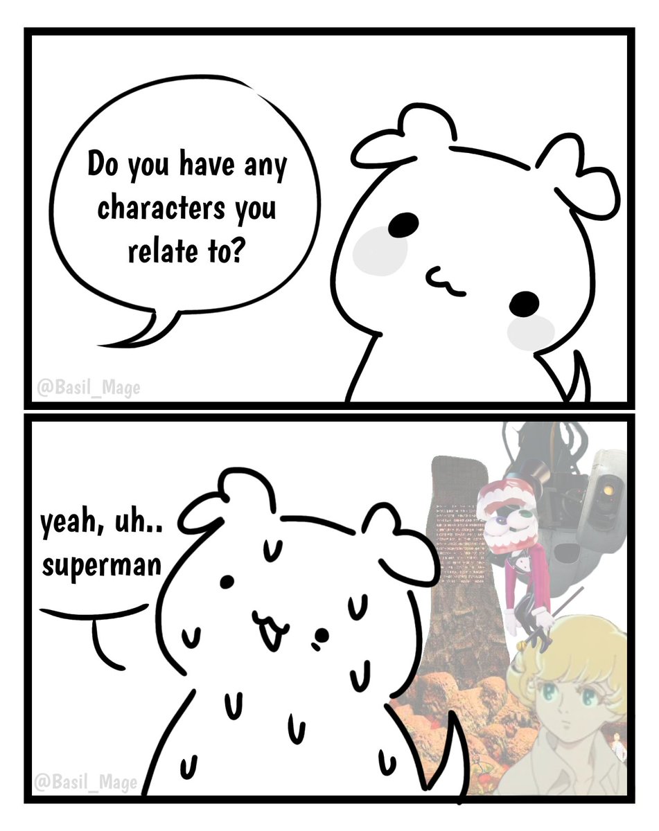 Basil_Mage's tweet image. Relating to characters