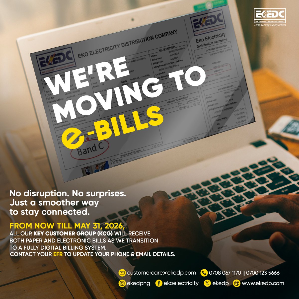 Eko Electricity Distribution Company tweet media