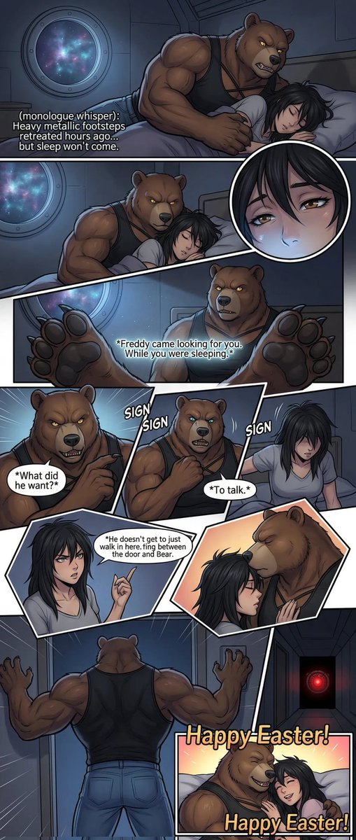 CheetahGla96846's tweet image. Hello 👋 good morning. 
This is here: photo comics, new hands, signs of language ASL. Was my ideas anything different things like that. #GlamrockFreddy #Thrilled #naturebeastfurries #BearBurglar #glambearburglaralliance #fnafng #freddyinspace2 #LunarBase #fnaflore #ScottCawthon