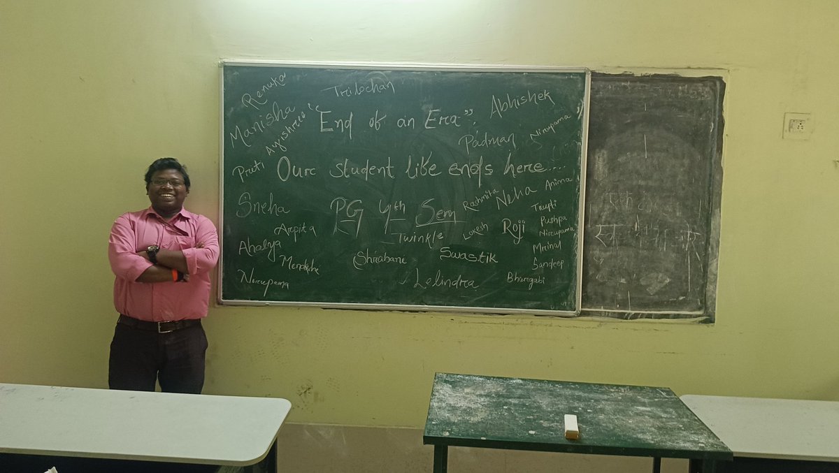 Sandeep_Jamuda's tweet image. Withholding all the Sweet Memories of my Class set to Fly for another beginning 🥹🦅🙂

GACSNG
Last Class Diary Batch 2024-2026

#studentlife #classroom #finalclass #classes #classlife #pgstudents #pglife #postgraduation #politicalscience #gacsng #gcsng #sngdiary #sng