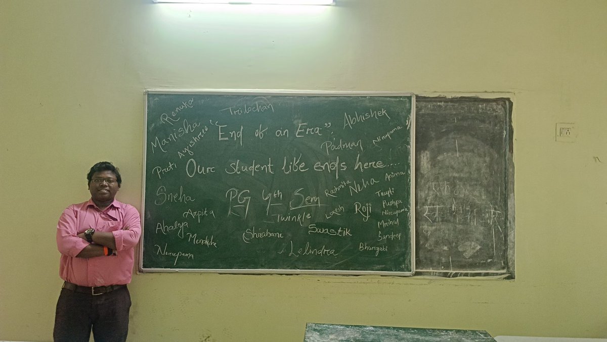 Sandeep_Jamuda's tweet image. Withholding all the Sweet Memories of my Class set to Fly for another beginning 🥹🦅🙂

GACSNG
Last Class Diary Batch 2024-2026

#studentlife #classroom #finalclass #classes #classlife #pgstudents #pglife #postgraduation #politicalscience #gacsng #gcsng #sngdiary #sng