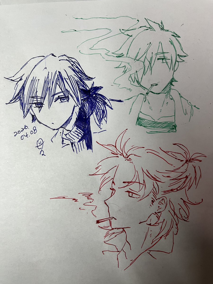 hibi_mtr's tweet photo. らくがき https://t.co/iP4cWzpayh