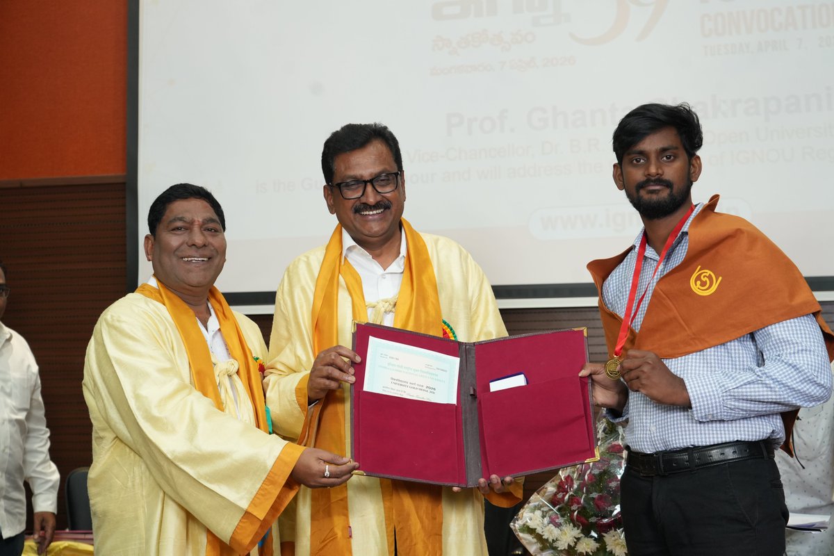IGNOU_Hyderabad's tweet photo. 39th Convocation photographs https://t.co/7gMLh4SNGJ