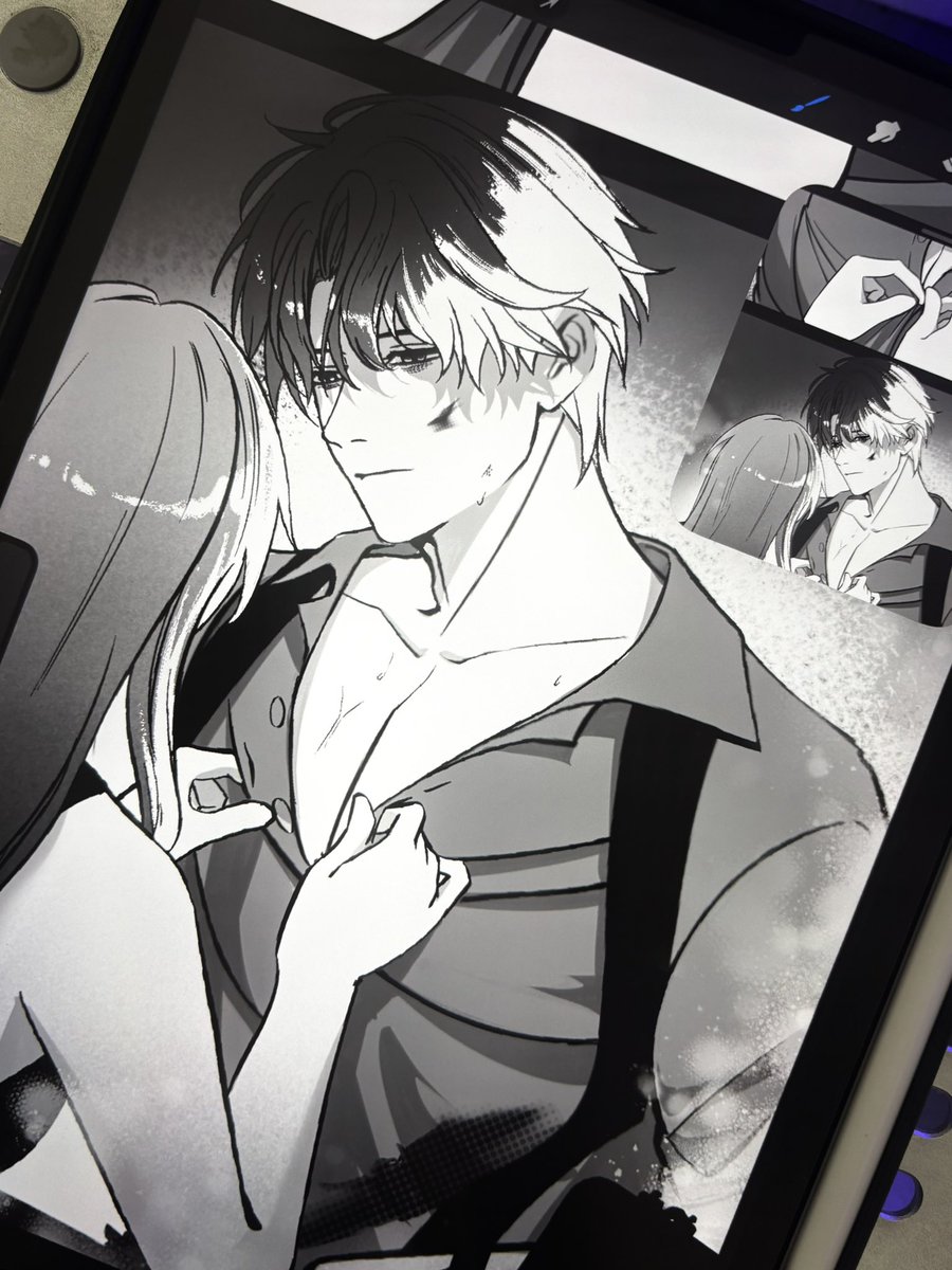 zeracaeli's tweet image. depressed injured fishie yearning for his bride #Rafayel #LoveandDeepspace #WIP