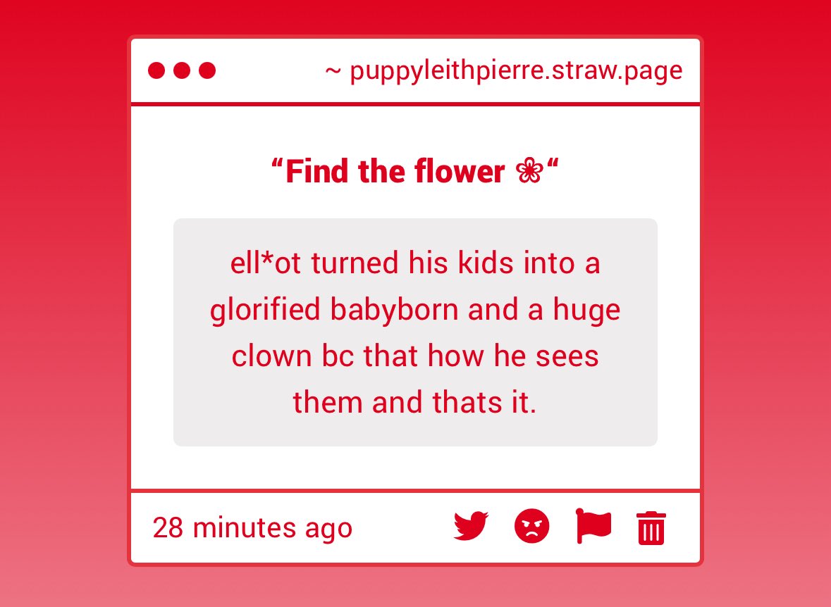 He left both of them kids as defenseless and dependent on him I can’t stand people who defend Elliot oh mein gott