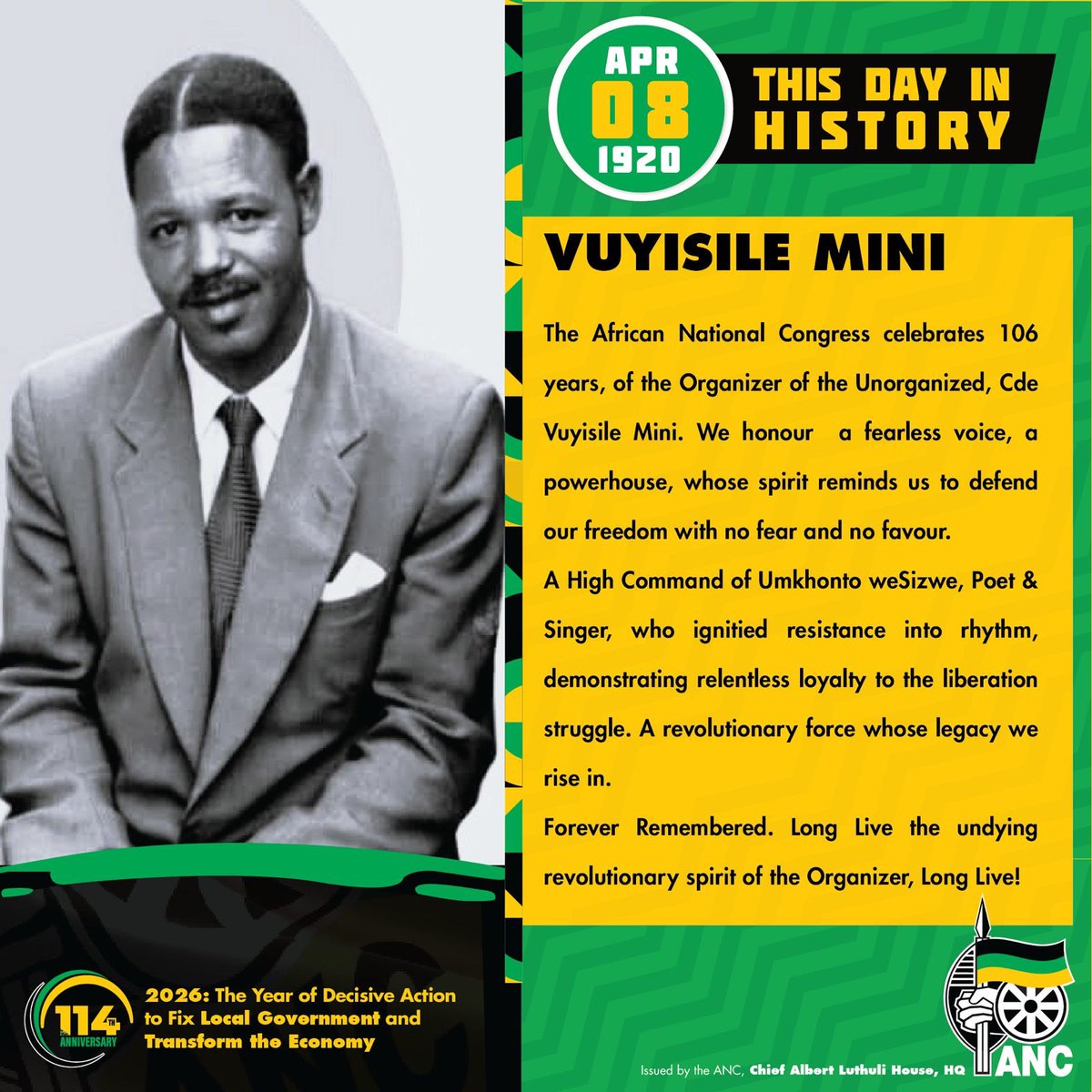 ANC SECRETARY GENERAL | Fikile Mbalula tweet media