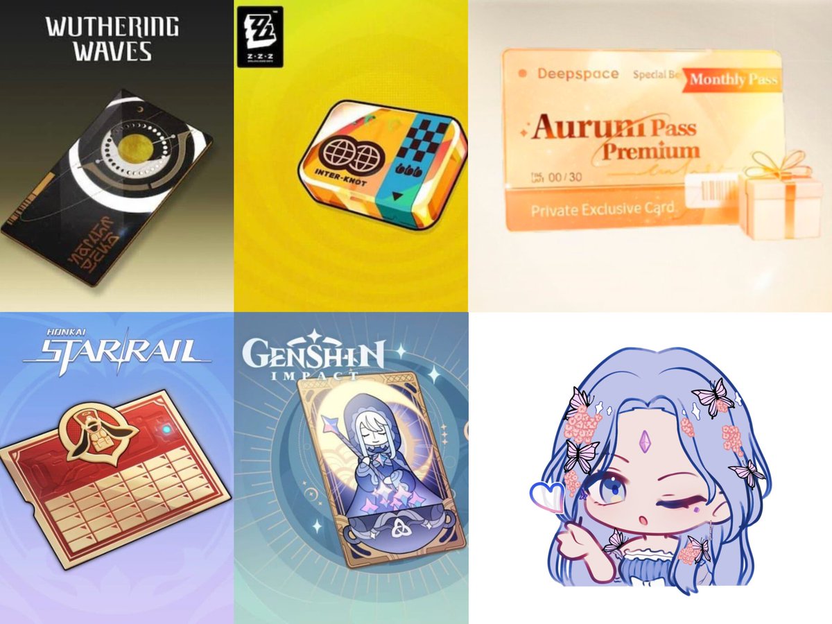 Moona🦋 | 📌 bday sale • Genshin HSR WuWa Pilot tweet media