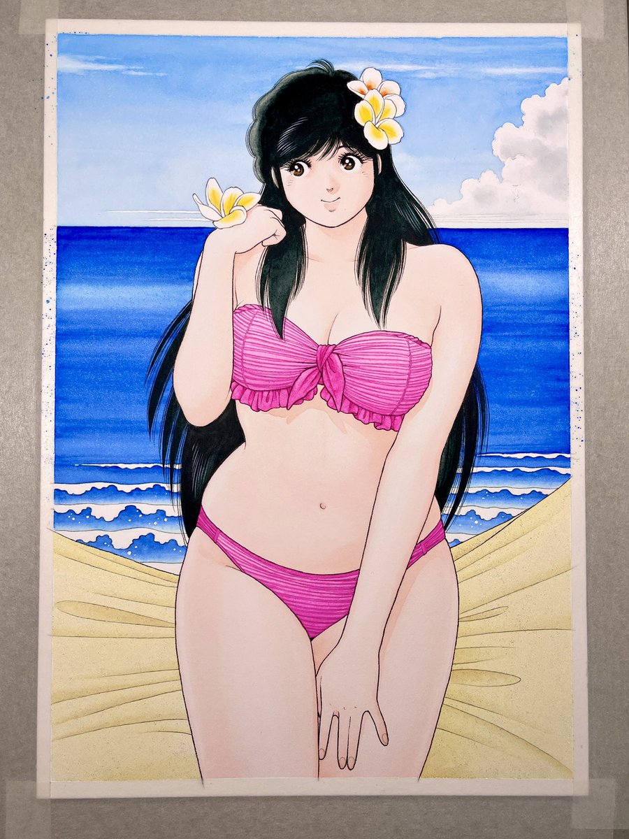 久しぶりの彩色過程アップ🎃🎨

画題は『渚のプルメリア』❣️

#マンガハンズ 