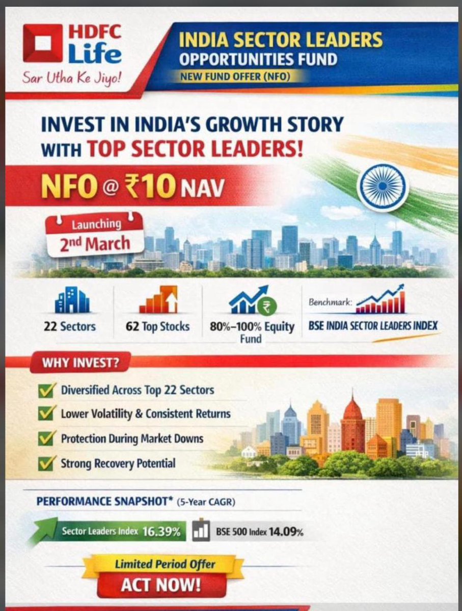 Missed_Thrills's tweet photo. EMI விஷயமா பேசலாம்னு RM'க்கு கால் பண்ணா, அவங்க HDFC 'India Sector Leader Opportunity Fund'ல invest பண்ண சொல்லி ஐடியா கொடுக்குறாங்க. ஆனா இது ஒரு NFO. Insurance (Life cover) வேற கூடவே வருமாம், Section 10(10D)ல வரதால Tax'um கிடையாதுனு சொல்றாங்க... 🙄

உண்மையாவே இந்த fund நல்ல worth தானா? இத பத்தி ஏதும் ஐடியா இருந்தா சொல்லுங்க மக்களே 👇

@_makeanoffer @CommonManTamil
@SivaDas45 

#MutualFundTamil #HDFCMutualFund #Investment #StockMarketTamil