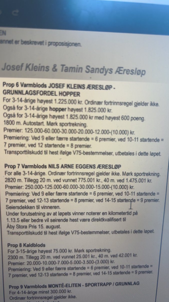 Får ikke håpe Hobart vinner flere løp slik at sportsavdelingen slipper å endre distansen året etterpå. Alle de tre langløpene han har vunnet som en skrell ble gjort om direkte😂