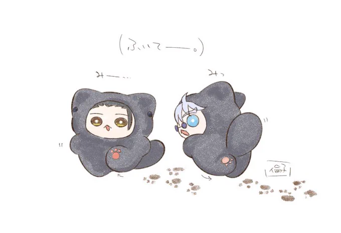( ꒪ͧ◊꒪ͧ )( ` -' ⁾ ) 『ふいてー』