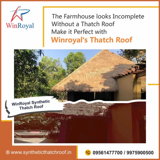 WinRoyalpune's tweet photo. 📷India's Best Quality Synthetic Thatch Roof
📷 If you are seeking out for the best synthetic thatch roofing solution, you are on a right profile

📷Visit our website
📷 https://t.co/zphZXYVLpv
📷For more details
📷 Call +91 87666 89429 https://t.co/qvWWR4O2gA