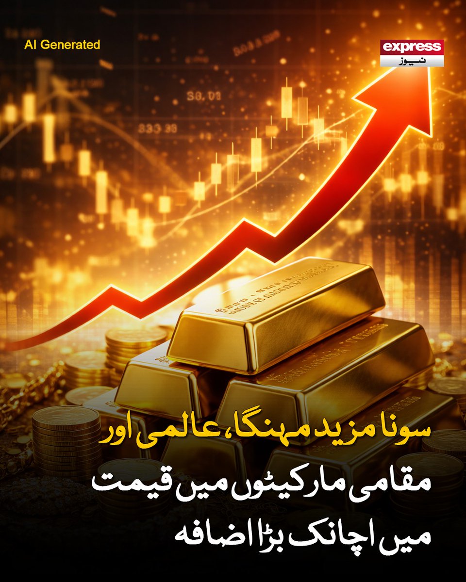 Roznama_Express's tweet photo. سونے کی قیمتوں کے ساتھ ساتھ مقامی مارکیٹوں میں چاندی کی قیمت بھی بڑھ گئی

مزید جانیں: https://t.co/iDFqUjlXYw

#Gold #Goldrate #Goldprice #Goldpriceupdates #Pakistan #International #ExpressNews https://t.co/oj7SHVAX9U