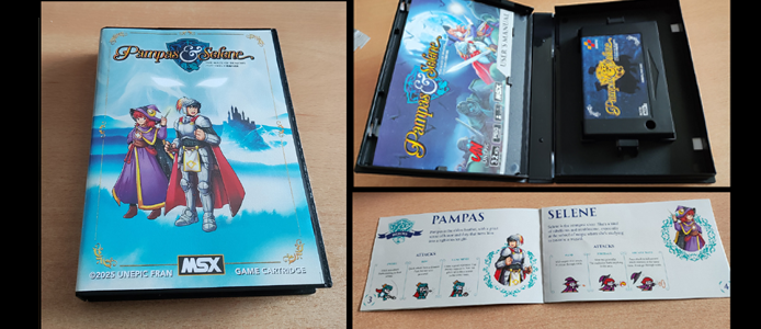 Por si alguien se quedó sin la versión coleccionista, la versión Standard de Pampas &amp; Selene para MSX2 está ya disponible aquí:

unepicfran.com/sp/msx_pampas.…