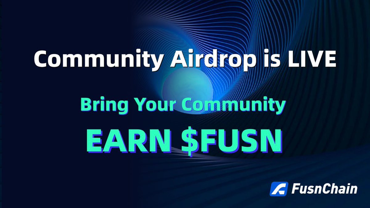 FusnChain is opening community #airdrops. 🔥

Not for VCs. Not for ads.
For YOU and your community.🧧

We’re allocating real tokens directly to communities building with us in the PayFi era. 
Early communities get the biggest share.

Bring your community.
Earn $FUSN.
Let’s